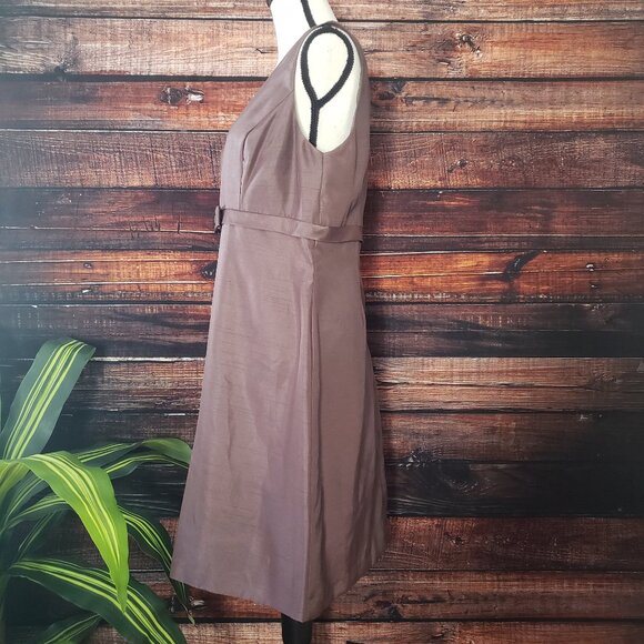 NWOT Jessica Howard Evenings Two Piece Elegant Dress Size 14P Brown Beaded - Picture 6 of 10